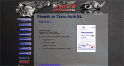 Desktop Screenshot of nemethszerviz.hu