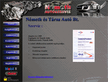 Tablet Screenshot of nemethszerviz.hu